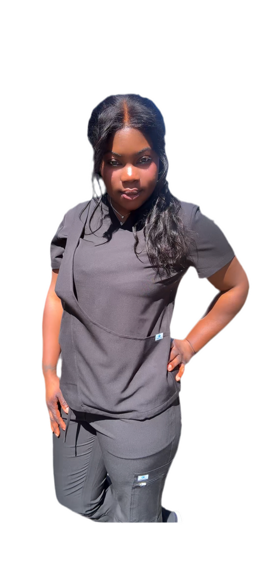 Zaria black- built-in side pouch